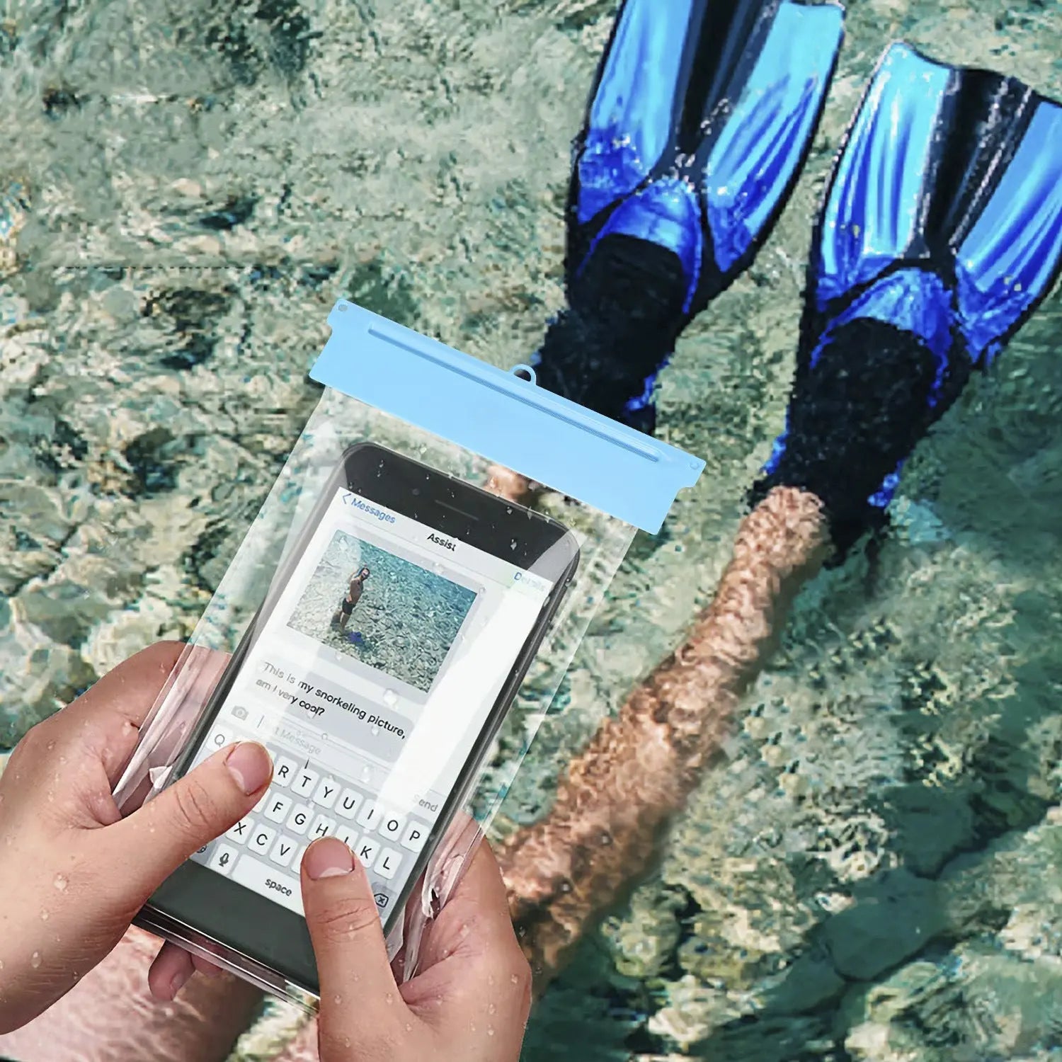 Universal IPX8 Waterproof Phone Pouch Dry Bag Case Underwater Protective High Touch Sensitive - VINE GLOBAL