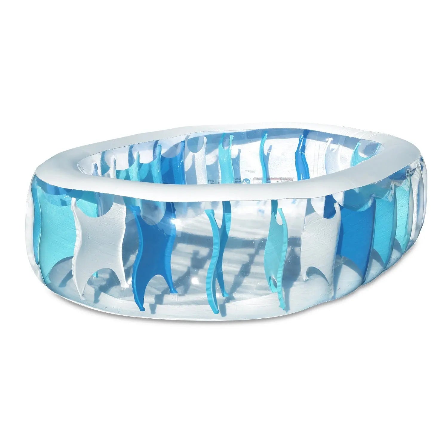 90×60×20In Inflatable Swimming Pool Blow Up Family Pool For Kids Foldable Swim Ball Pool Center - VINE GLOBAL