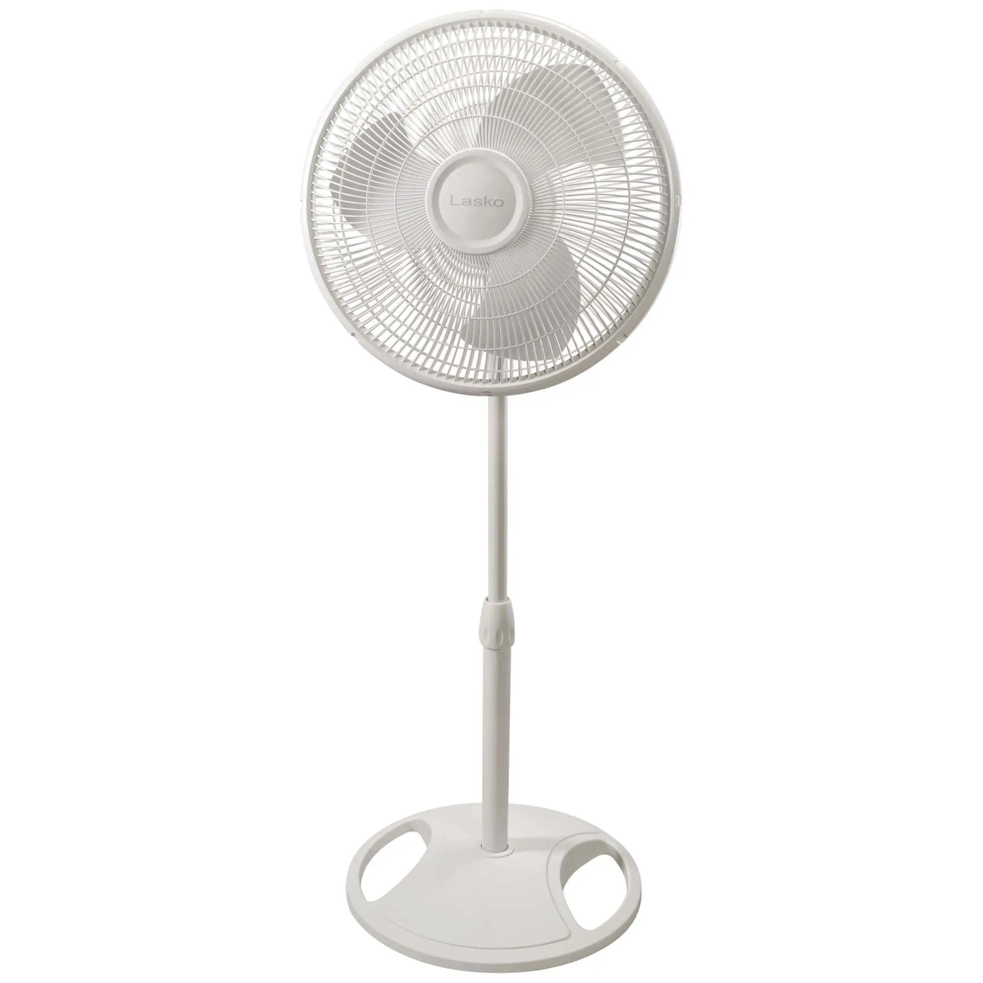Oscillating Adjustable Pedestal Fan with 3-Speeds, 47" H, Black, - VINE GLOBAL