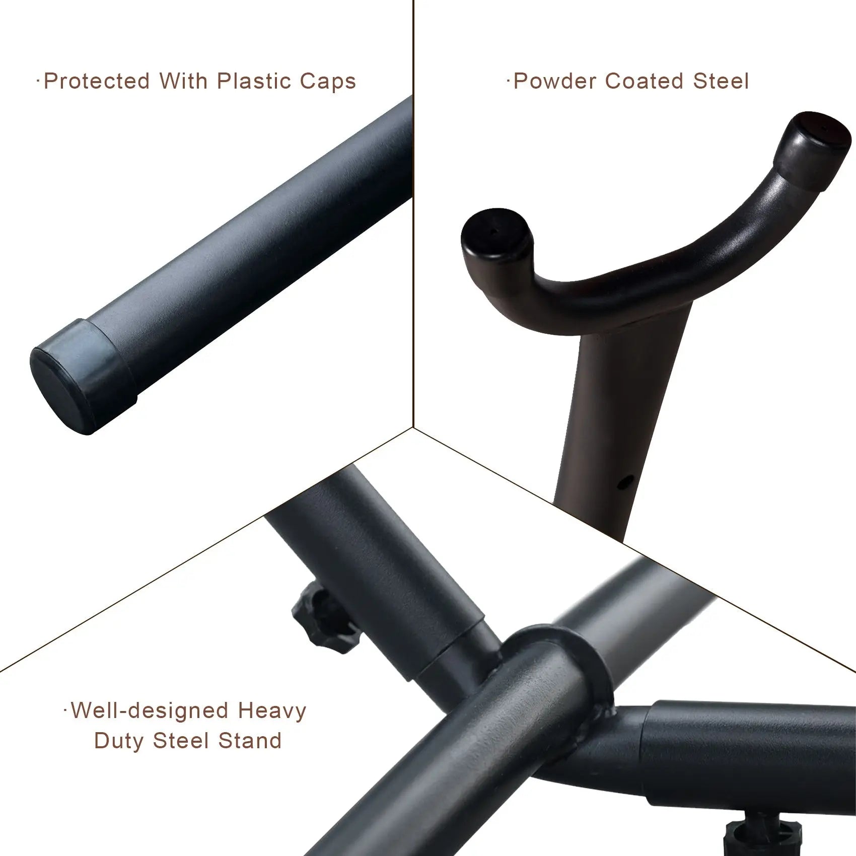 Double Hammock with Space Saving Steel Stand Includes Portable Carrying Case and Head Pillow, 450 Pounds Capacity - VINE GLOBAL