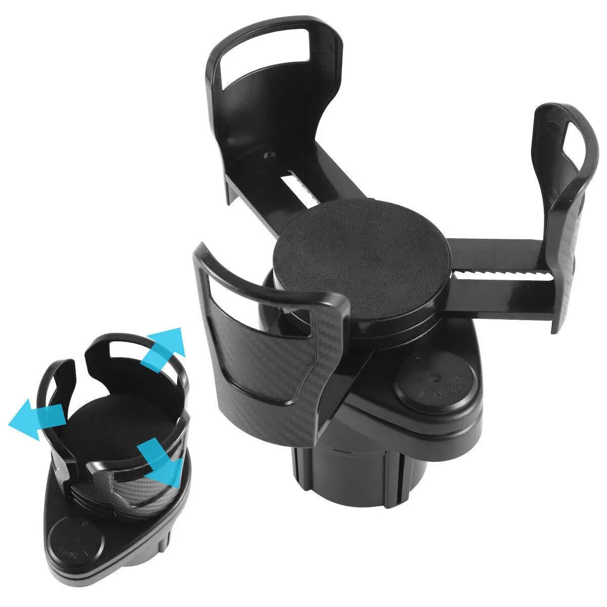 Car Drinking Bottle Holder 360 Degrees Rotatable Water Cup Holder Sunglasses Phone Organizer Storage Car Interior Accessories - VINE GLOBAL