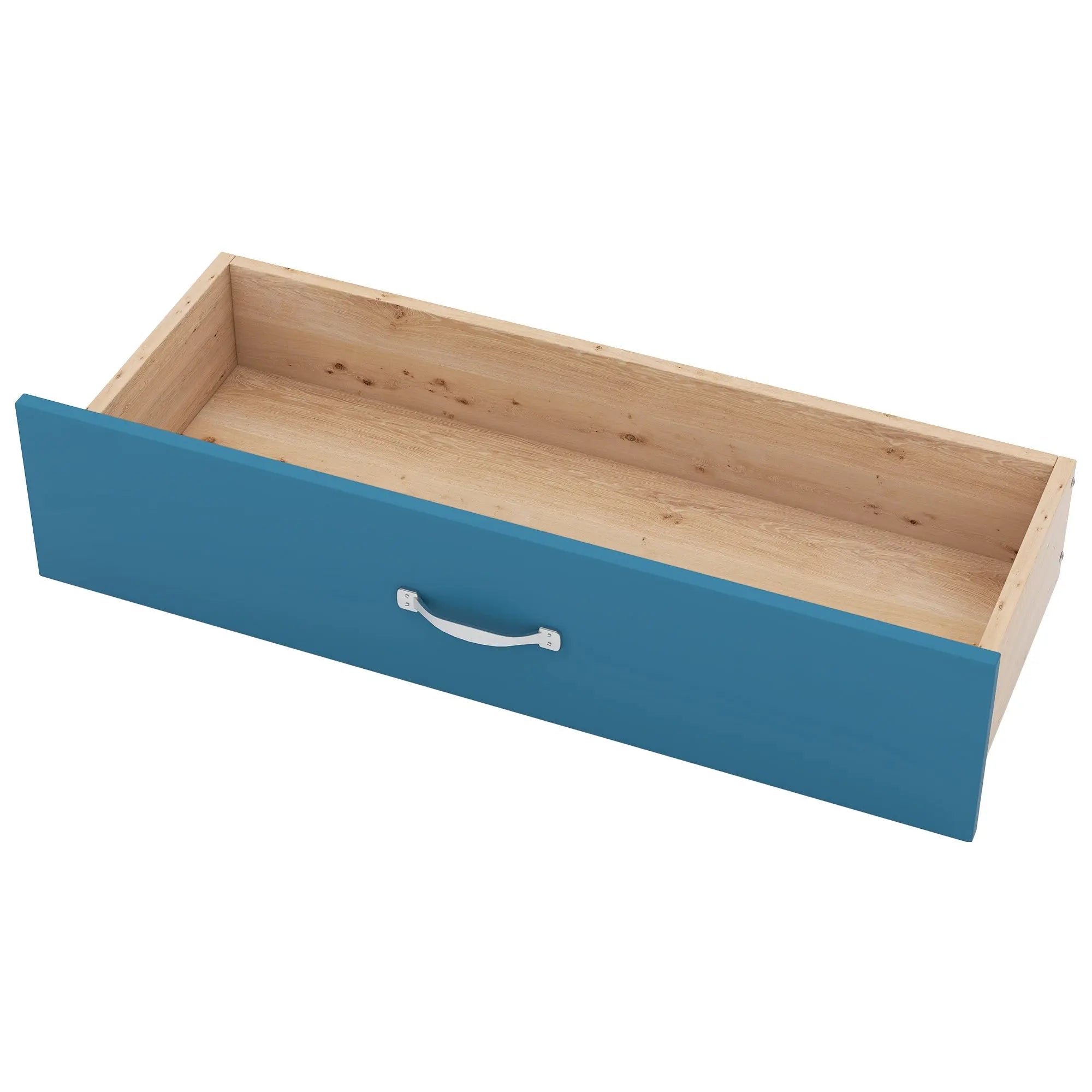 Full Size Platform Bed with Drawers and Storage Shelves - VINE GLOBAL