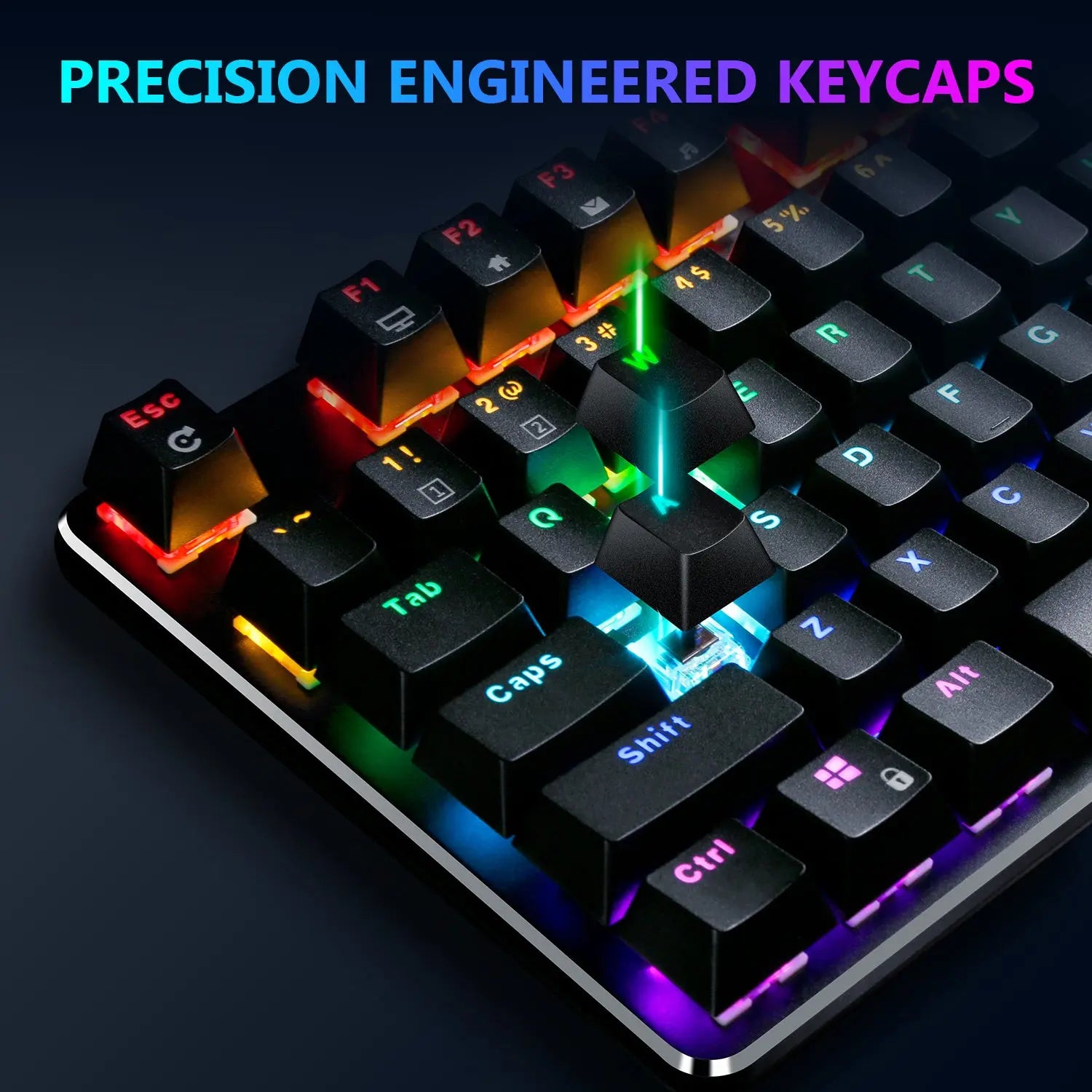 Z-EDGE UK104 104 Keys USB Wired Mechanical Gaming Keyboard - VINE GLOBAL