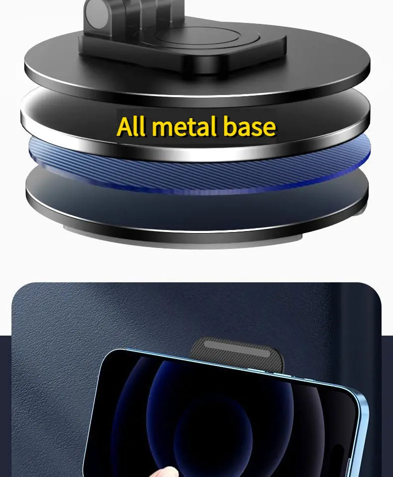 Foldable Cell Phone Stand, C4 Portable Aluminum Phone Holder, Adjustable Phone Dock Cradle Compatible With IPhone 14,13,12,11 Pro Max, Samsung Galaxy, Small Tablets And Other Phones - VINE GLOBAL