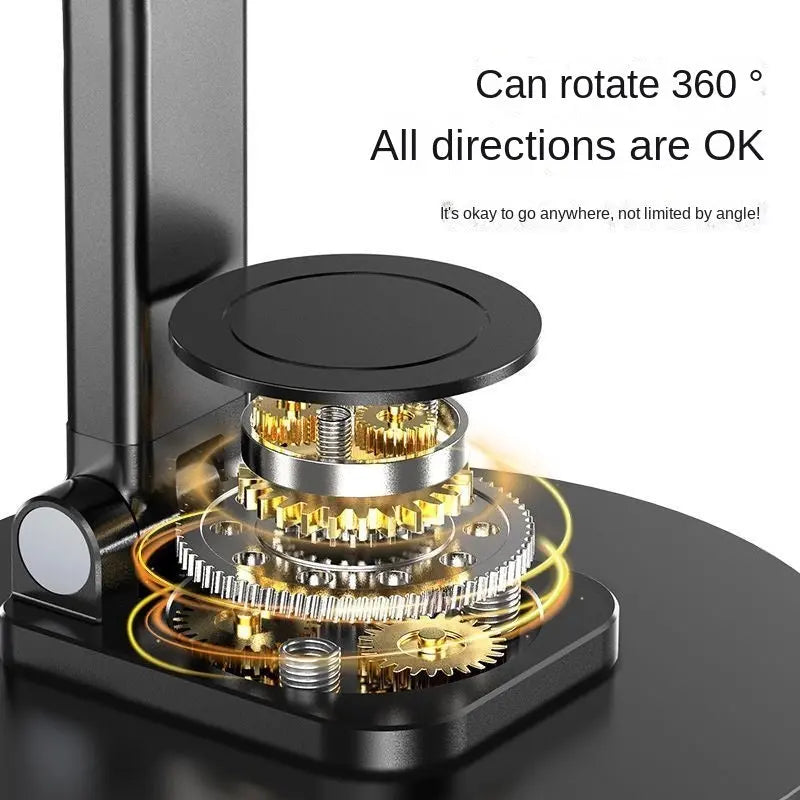 Foldable Cell Phone Stand, C4 Portable Aluminum Phone Holder, Adjustable Phone Dock Cradle Compatible With IPhone 14,13,12,11 Pro Max, Samsung Galaxy, Small Tablets And Other Phones - VINE GLOBAL