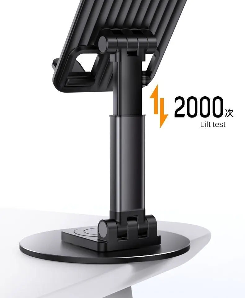 Foldable Cell Phone Stand, C4 Portable Aluminum Phone Holder, Adjustable Phone Dock Cradle Compatible With IPhone 14,13,12,11 Pro Max, Samsung Galaxy, Small Tablets And Other Phones - VINE GLOBAL