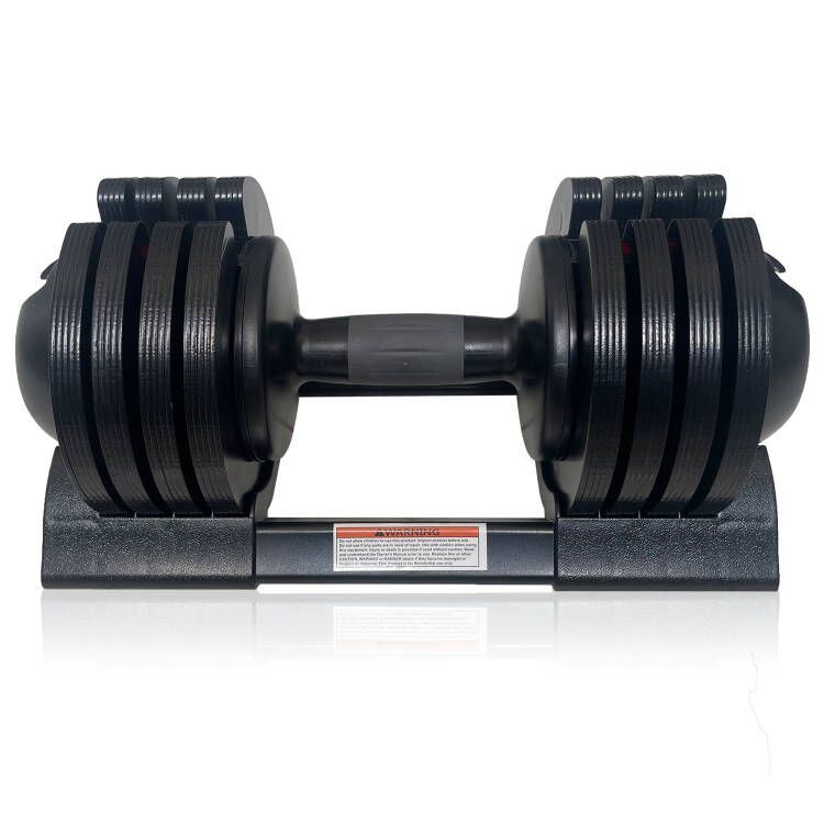 22LBS ADJUSTABLE DUMBBELL STEEL+PLASTIC - VINE GLOBAL