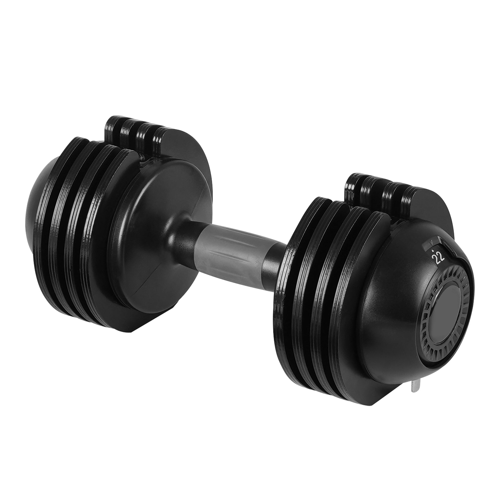 22LBS ADJUSTABLE DUMBBELL STEEL+PLASTIC - VINE GLOBAL