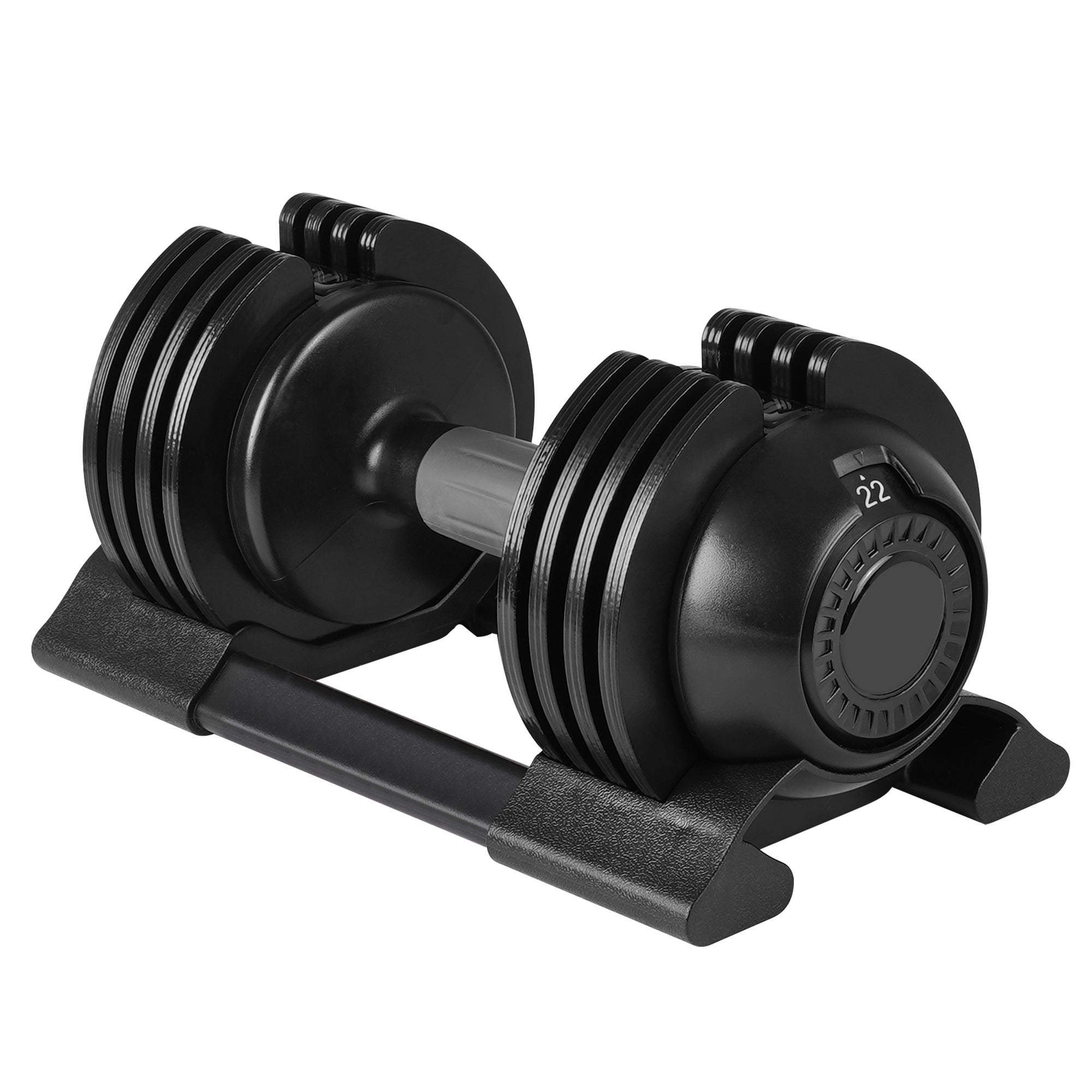 22LBS ADJUSTABLE DUMBBELL STEEL+PLASTIC - VINE GLOBAL