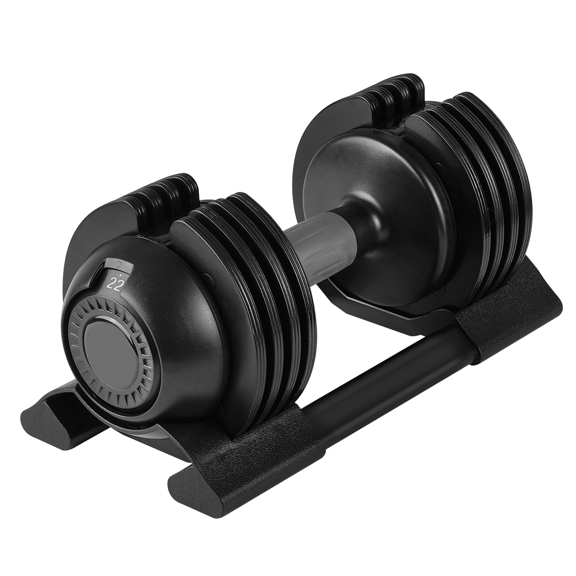 22LBS ADJUSTABLE DUMBBELL STEEL+PLASTIC - VINE GLOBAL