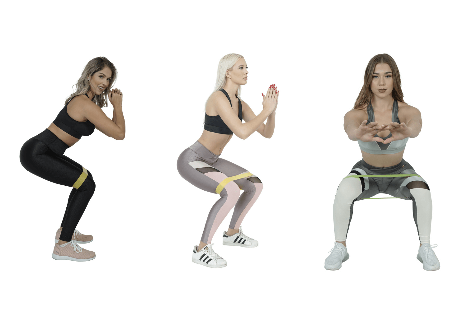 5 Piece Set of Resistance Body Bands with Carry Bag - VINE GLOBAL