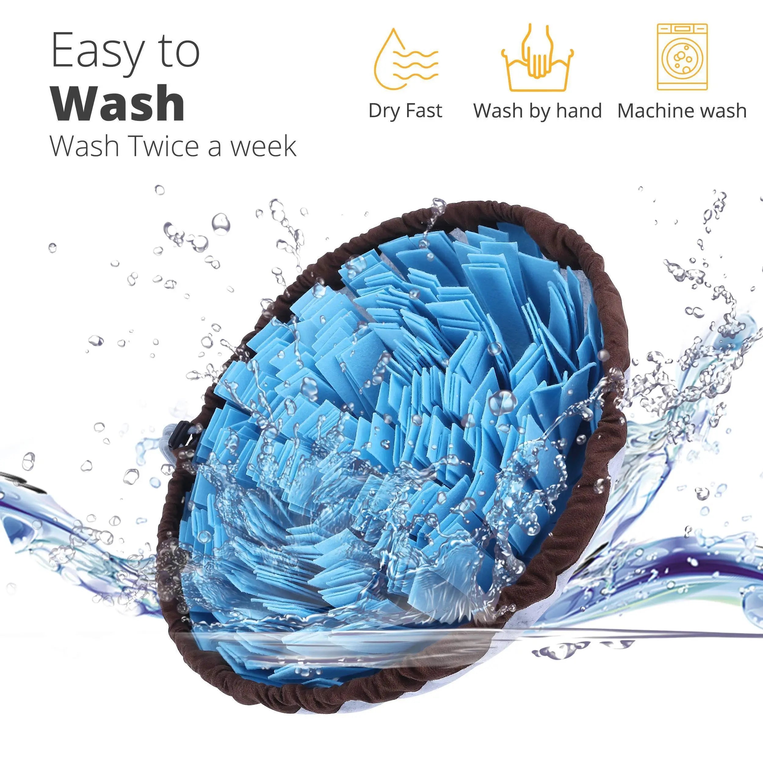 Adjustable Snuffle Foraging mat Dog Mental Puzzle Interactive Stimulation Toys for Smell Training and Slow Eating Stress Relief for Feeding Dog - VINE GLOBAL