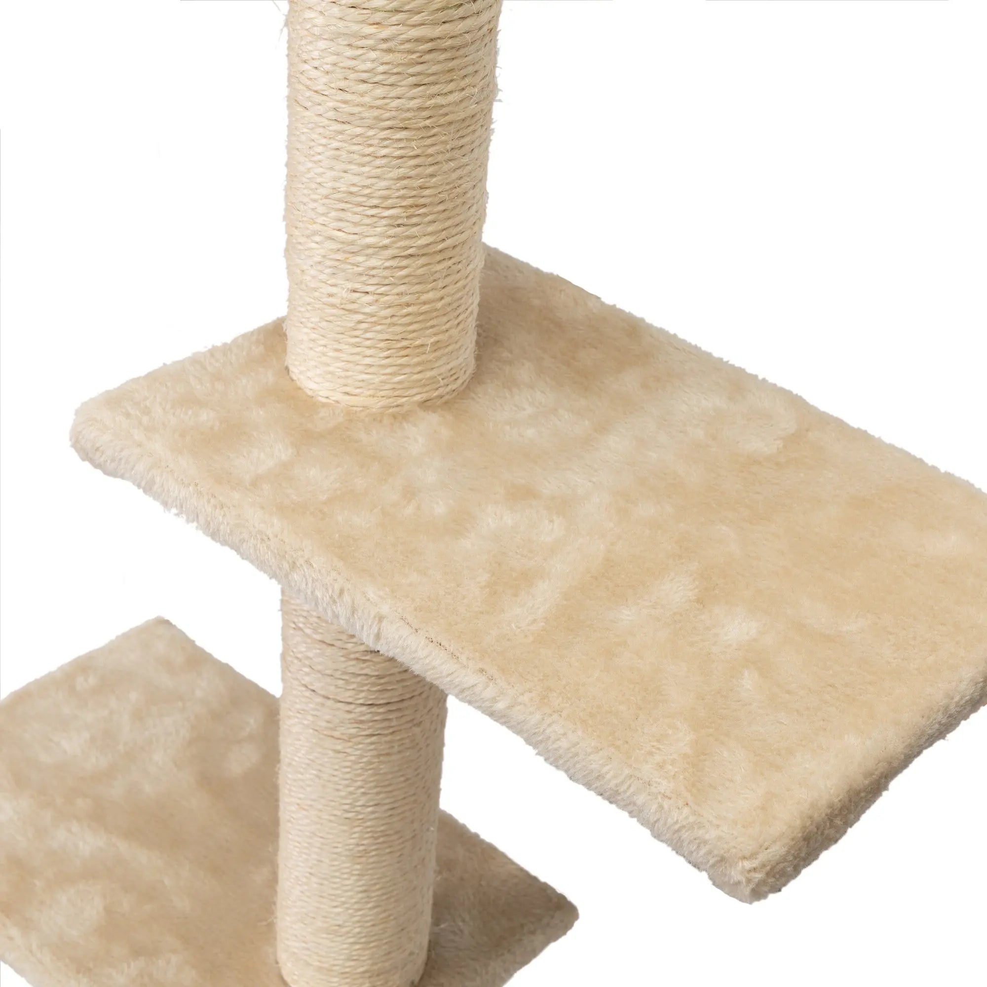 5 Pcs Wall Mounted Cat Climber Set;  Floating Cat Shelves and Perches;  Cat Activity Tree with Scratching Posts;  Modern Cat Furniture - VINE GLOBAL