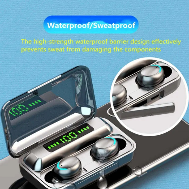 Ninja Dragon BTMAX Waterproof Bluetooth 5.1 Wireless Earbuds - VINE GLOBAL