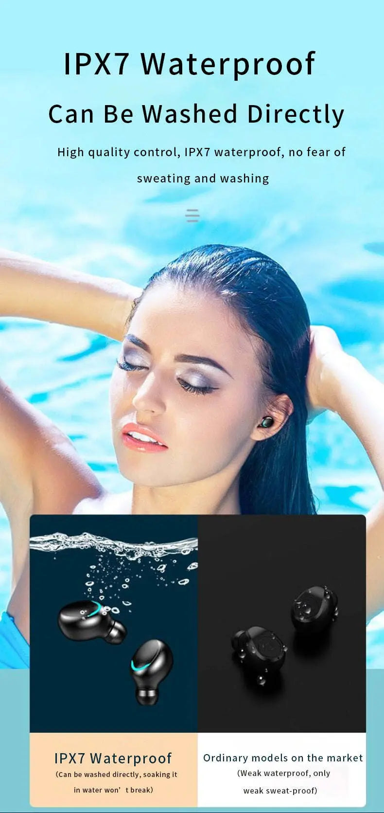 Ninja Dragon BTMAX Waterproof Bluetooth 5.1 Wireless Earbuds - VINE GLOBAL