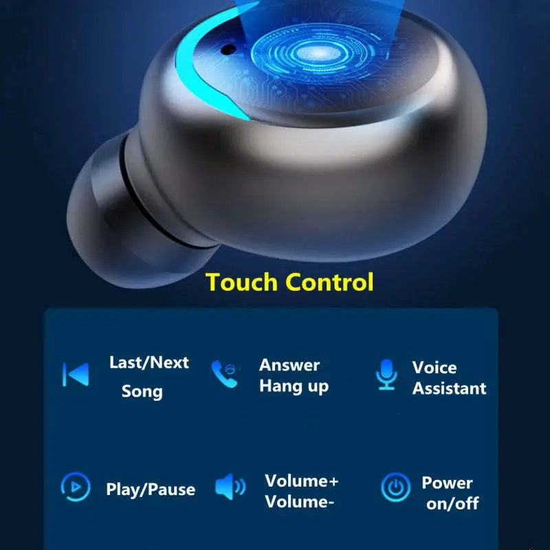 Ninja Dragon BTMAX Waterproof Bluetooth 5.1 Wireless Earbuds - VINE GLOBAL