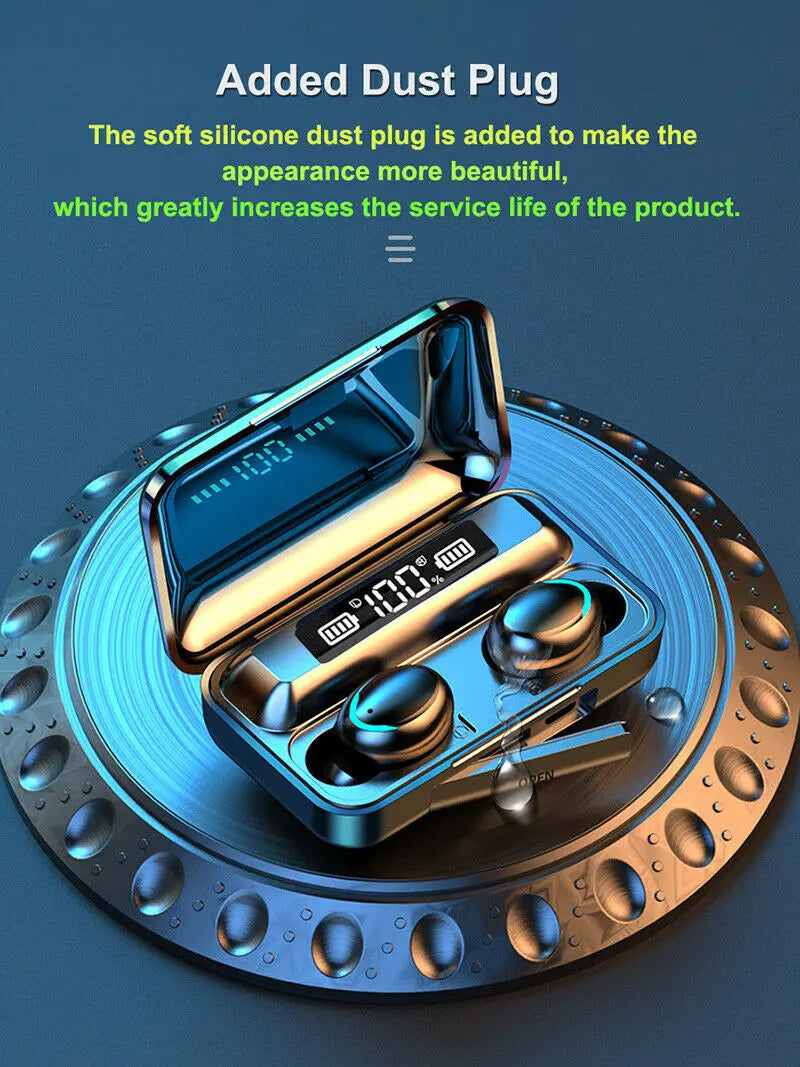 Bluetooth Earbuds for iPhone Samsung Android Wireless Waterproof Bluetooth Earbuds for iPhone Samsung Android Wireless Earphone Waterproof - VINE GLOBAL