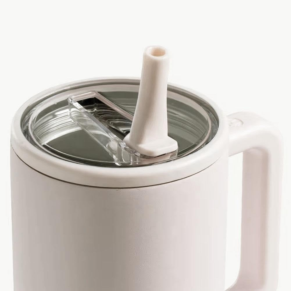 40 Oz Tumbler Lid Replacement Fit for Stanley Cup,Spill Proof Splash Resistant Tumbler Lids,Tumbler Flip Straw Lid,Replaceble Tumbler Flip Straw Lid,Reusable Tumbler Cover for Stanley Cup