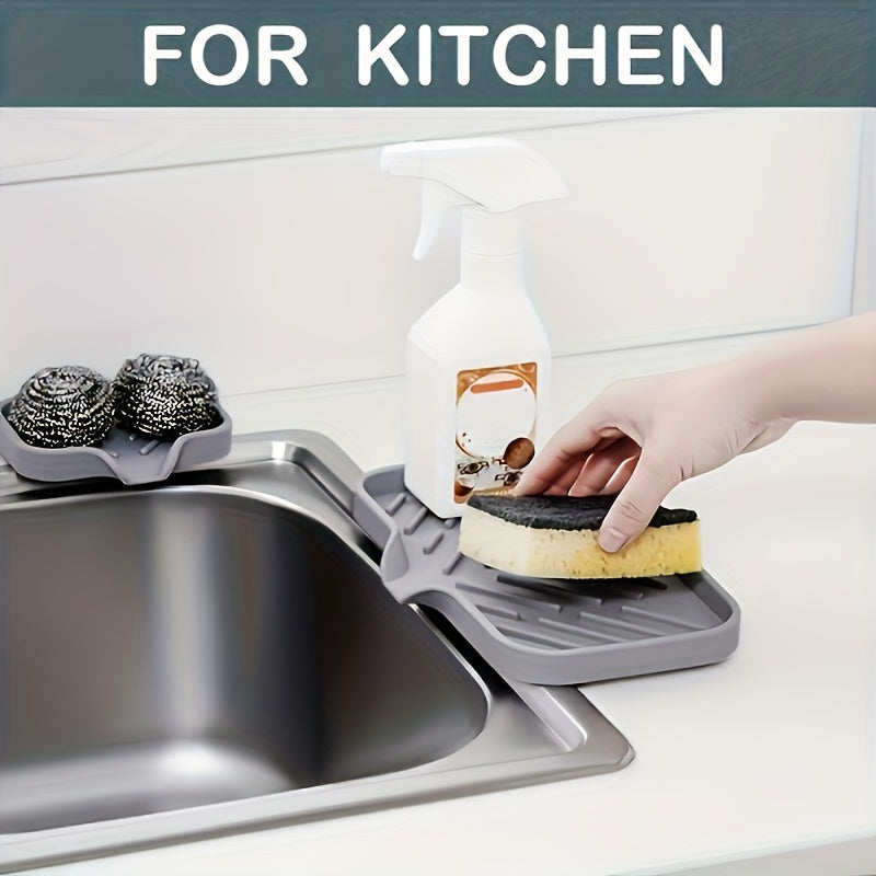 Silicone kitchen sink tray soap tray holder - VINE GLOBAL