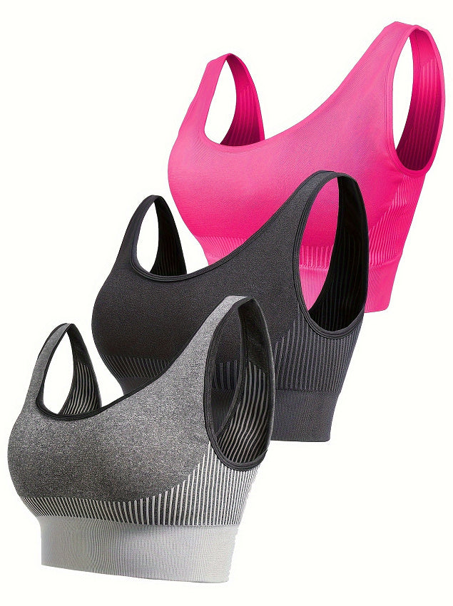 Sports Bra High Strength Shockproof Plus Size Quick-drying Seamless - VINE GLOBAL