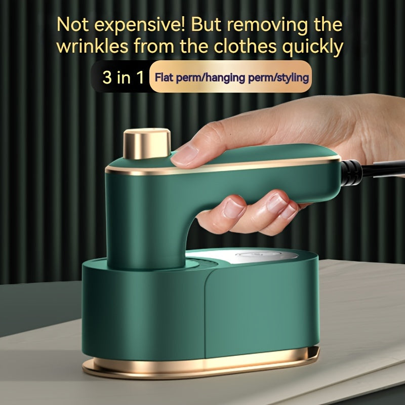 Portable Iron Steamer For Clothes, Mini Folding Small Iron, Fast Heating, 180 ° Foldable Rotating Handheld Steam Iron, Compact And Convenient Storage, Suitable For Family Travel And College-US - VINE GLOBAL