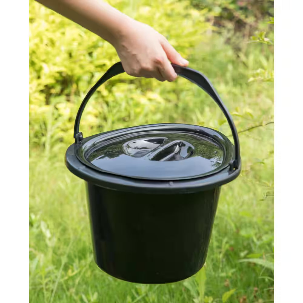 Folding Portable Travel Non-Electric Waterless Toilet for Camping and Hiking