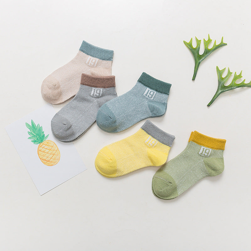 Cotton breathable male and female baby socks - VINE GLOBAL