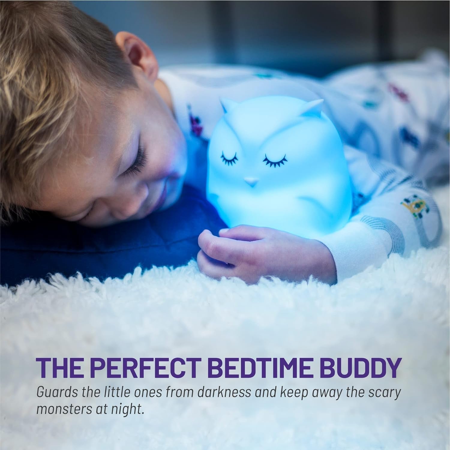 , Night Light Kids, Kids Lamp, Kids Night Light, Baby Night Light, Toddler Night Light, Cute Night Light, Owl Night Light for Girls, Nightlight for Kids Room, Rechargeable BatteryVINE GLOBAL